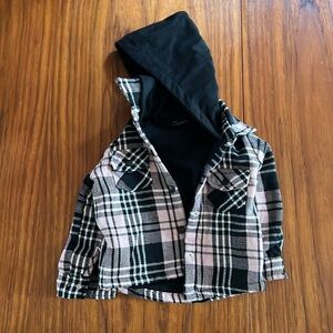 Little Bipsy flannel jacket 6-12 months
